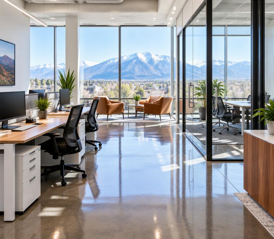 Commercial cleaning space